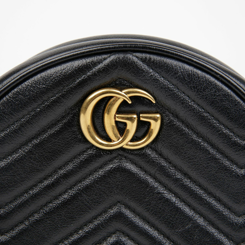 GUCCI 550154 GG Marmont 迷你圓形肩斜背包-1