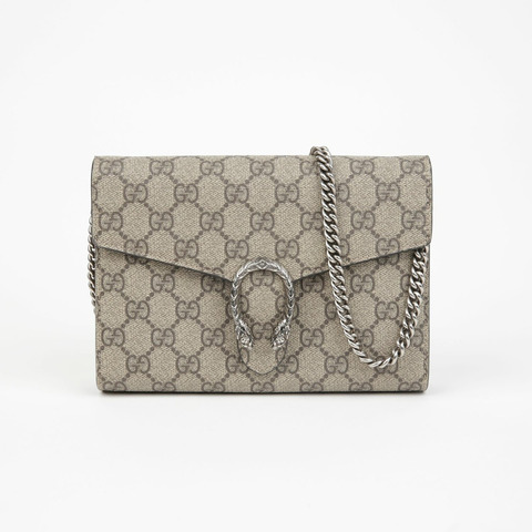 GUCCI 狄俄尼索斯鏈條錢包斜背包