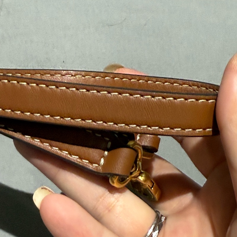 Tory Burch 帆布拼皮小方包-24