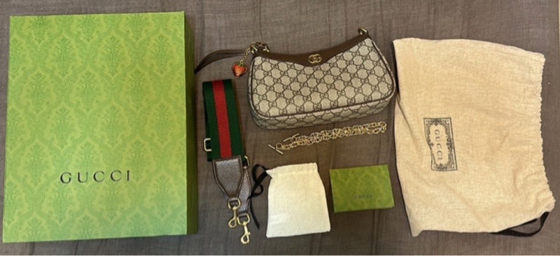 Gucci Ophidia麻將草莓包-4