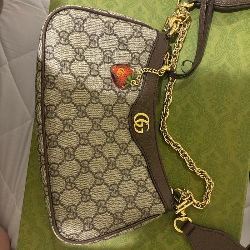 Gucci Ophidia麻將草莓包-6