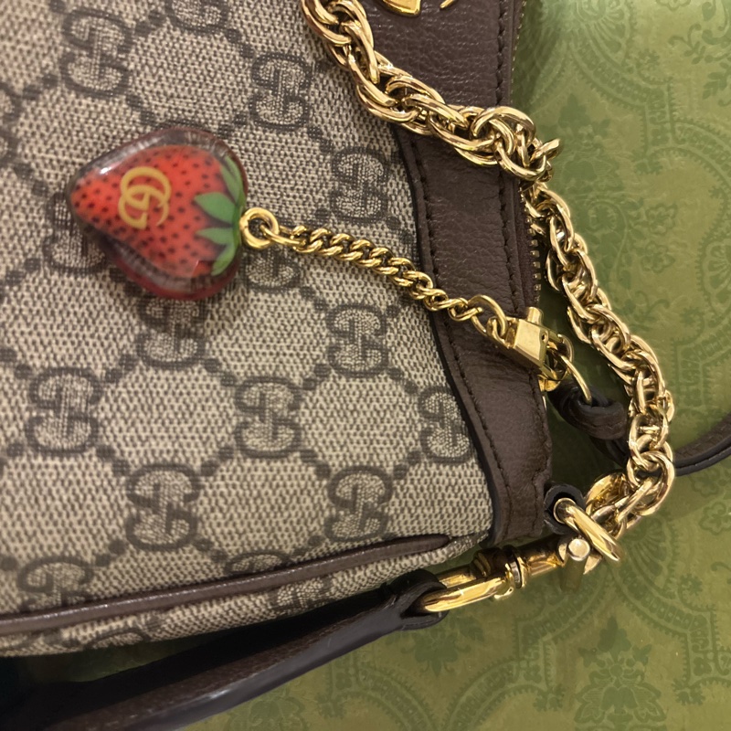 Gucci Ophidia麻將草莓包-12