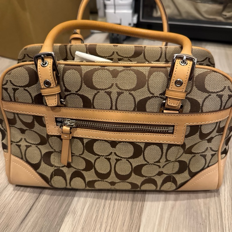 Coach 提花波士頓包-2