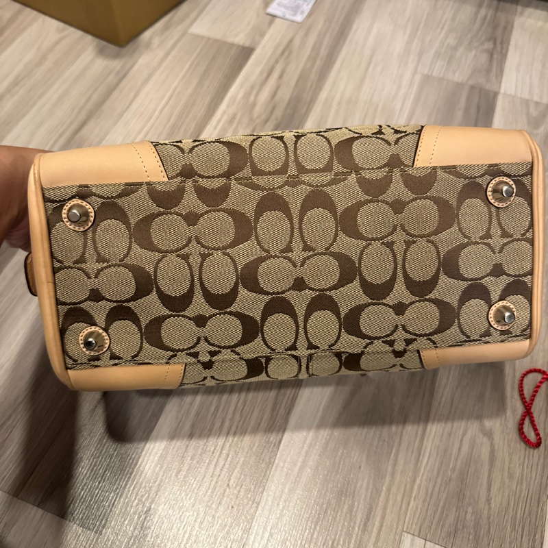 Coach 提花波士頓包-11