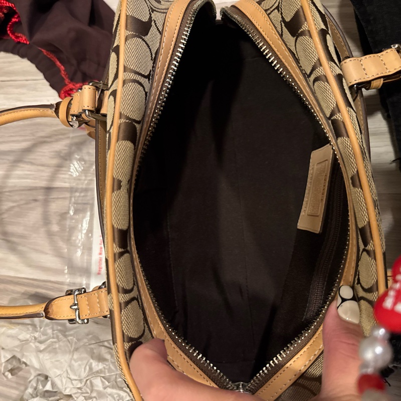 Coach 提花波士頓包-12