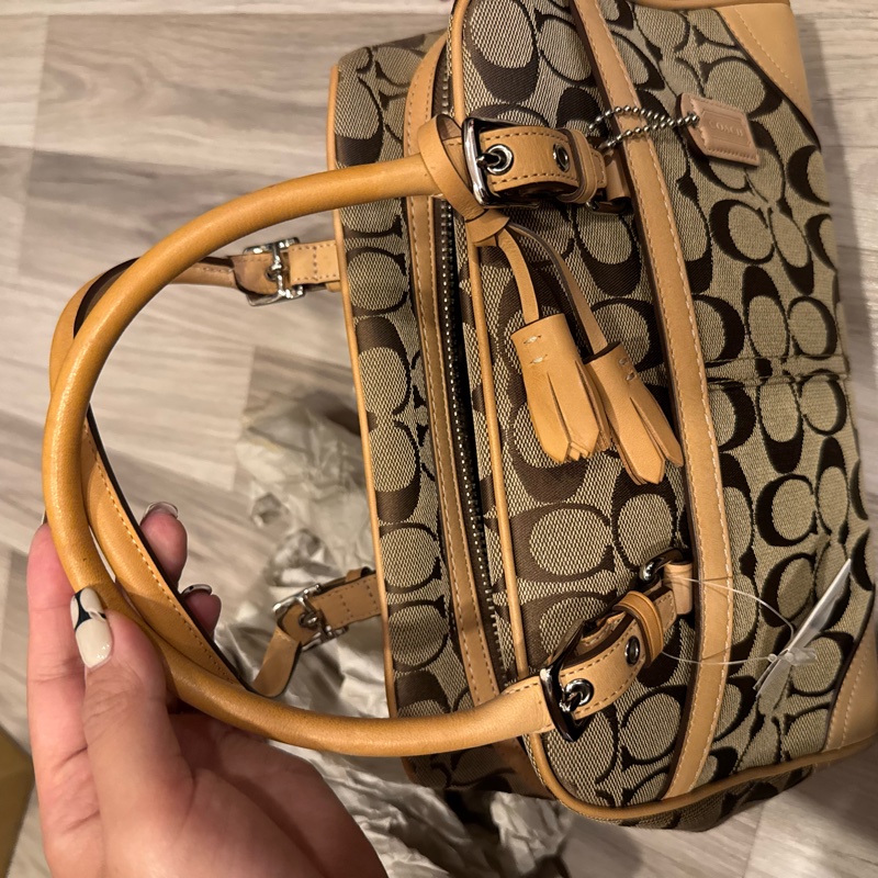 Coach 提花波士頓包-14