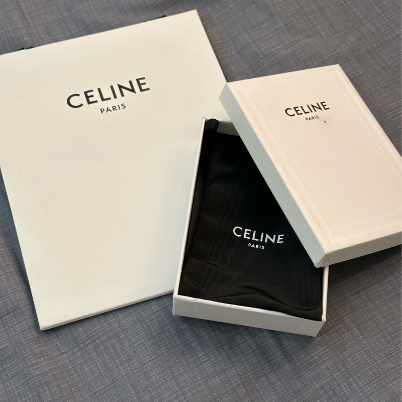 Celine 字母LOGO印花卡夾-4