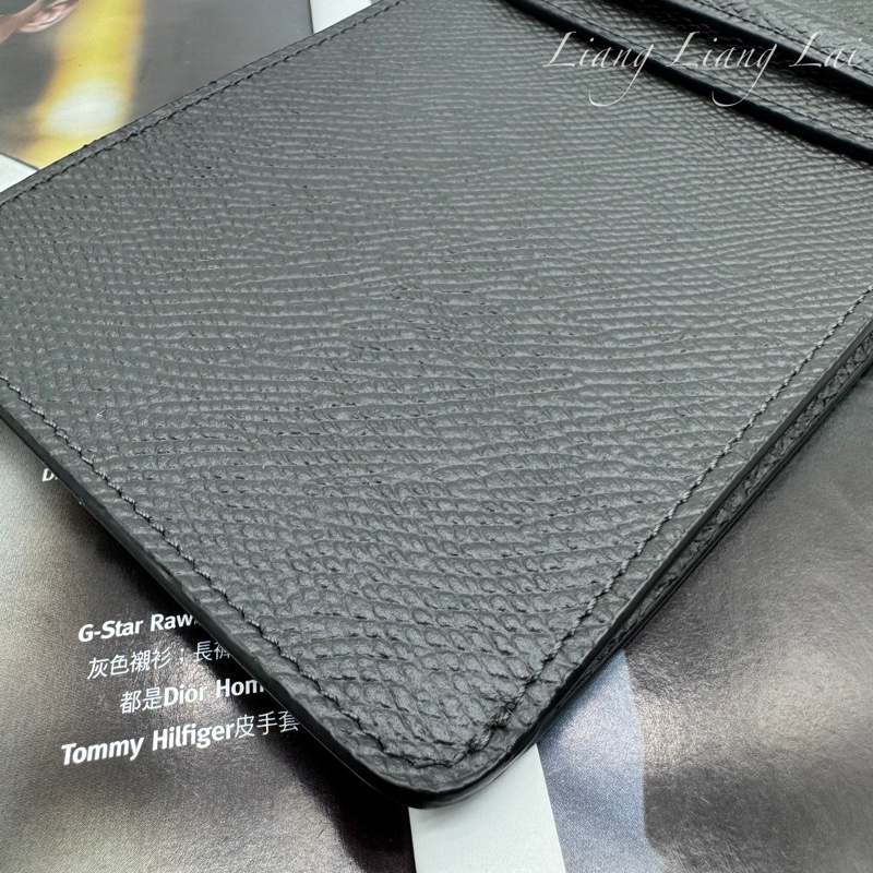 CELINE墨黑色牛皮手機斜背包-27