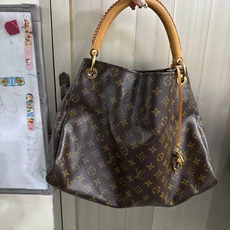 LV 手把編織 肩背包 手提包-0