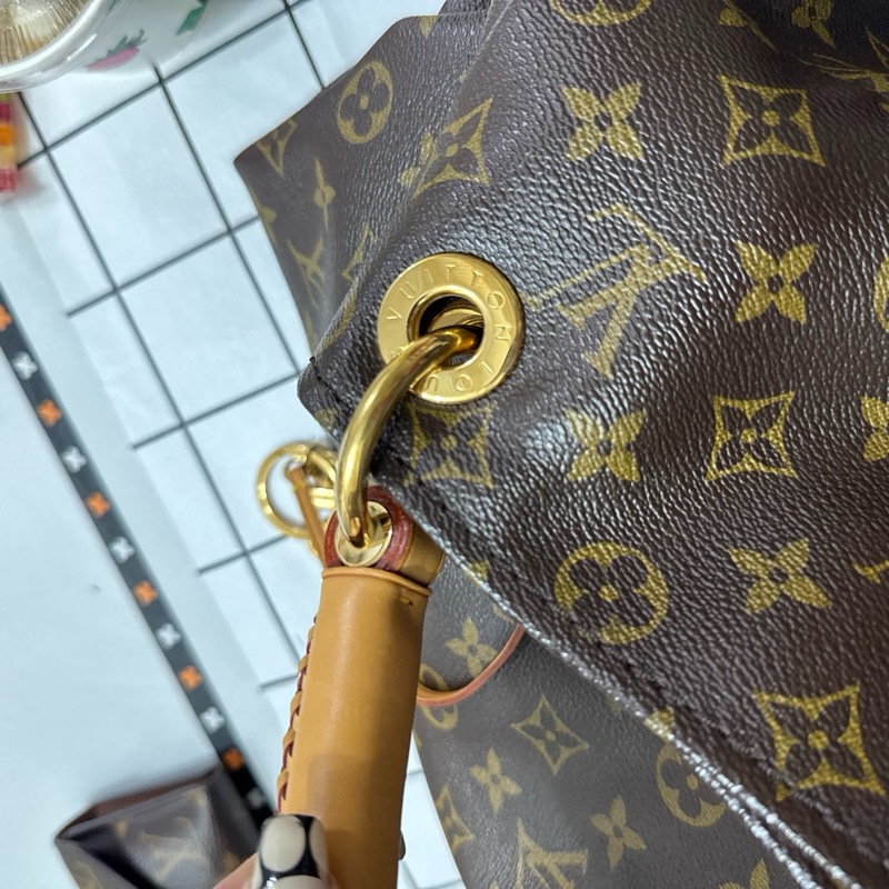 LV 手把編織 肩背包 手提包-8