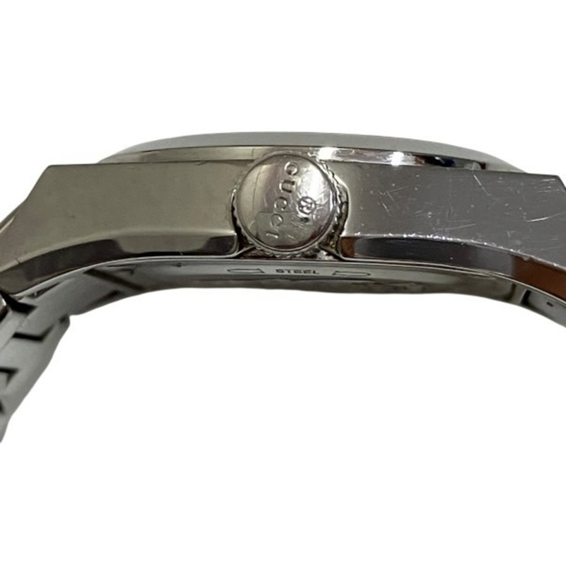 Gucci Pantheon 115.5 石英腕錶，鑲嵌10顆鑽石，女款-6