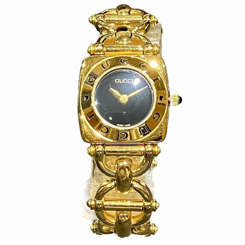 Gucci Horsebit 6400L 女士石英錶-0