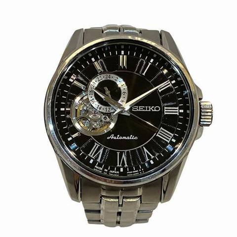 精工 Presage 4R39-00B0 自動機械錶，鏤空錶背，男款