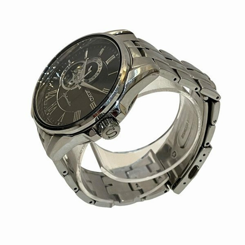 精工 Presage 4R39-00B0 自動機械錶，鏤空錶背，男款-1