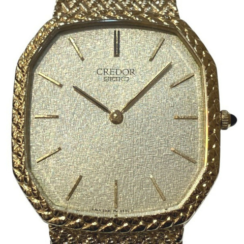 Seiko Credor 5930-5530 石英 18K 手錶 男士
