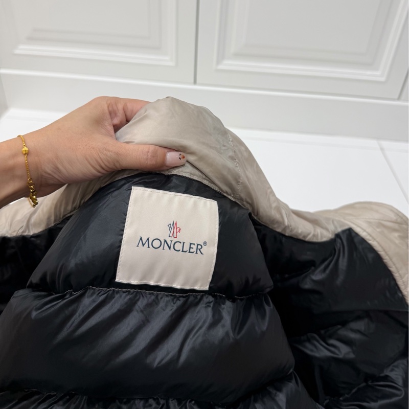 Moncler Suyen 卡其 米色 長版 鵝絨 長版羽絨 羽絨外套 夾克 長版外套 外套-21