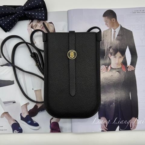 BURBERRY ANNE皮革手機包