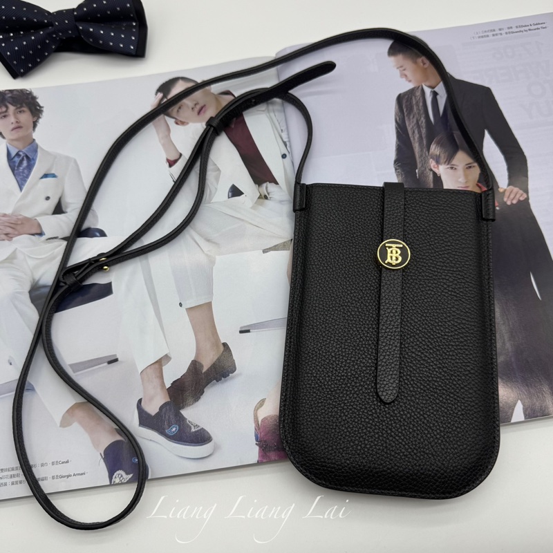 BURBERRY ANNE皮革手機包-5