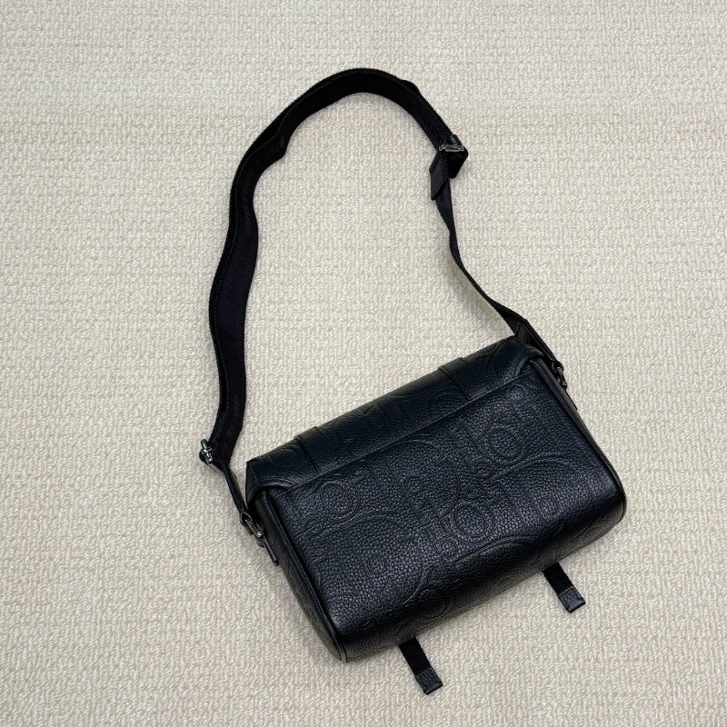 DIOR - 黑色牛皮Hit The Road郵差包-1