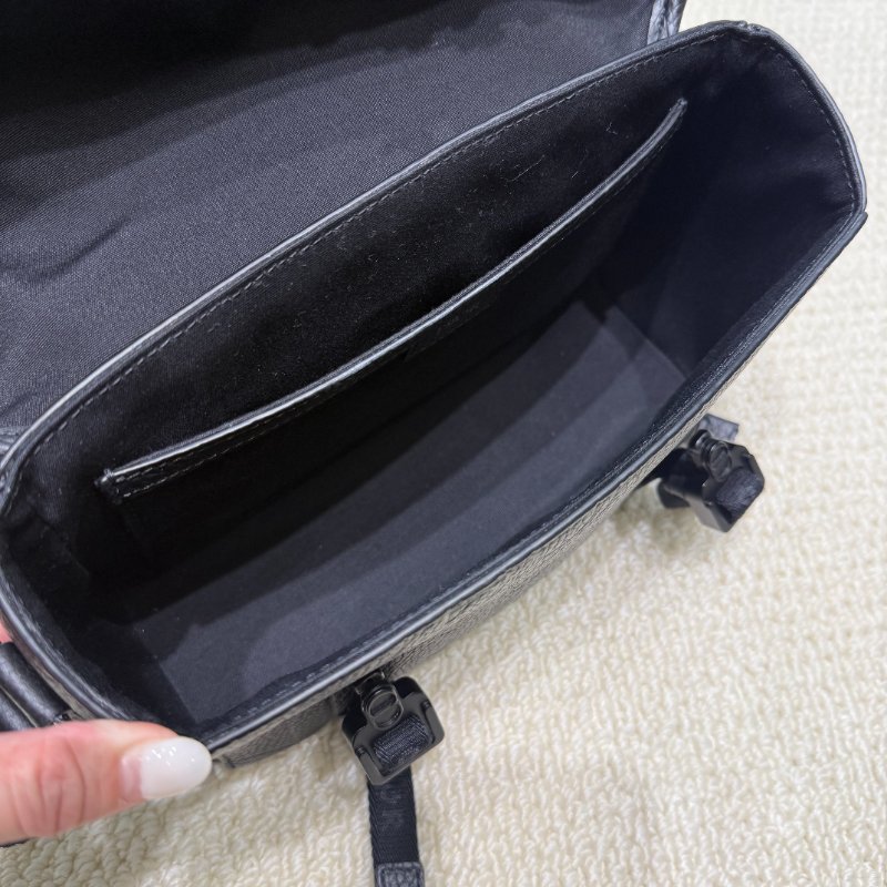 DIOR - 黑色牛皮Hit The Road郵差包-3