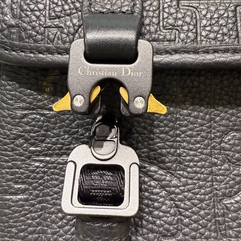 DIOR - 黑色牛皮Hit The Road郵差包-14