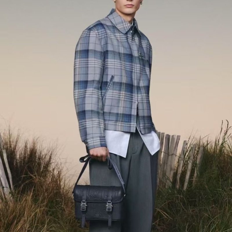 DIOR - 黑色牛皮Hit The Road郵差包-5