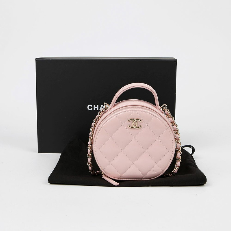 CHANEL AP2940 迷你圓形手提肩斜背包-0