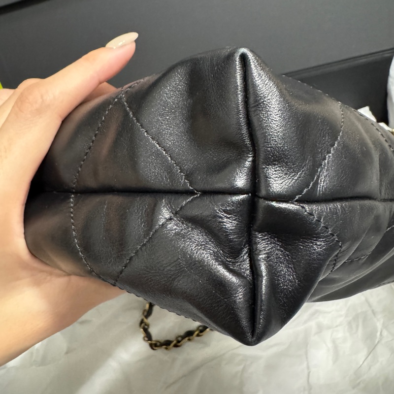 chanel 黑金22bag 芯片款-7