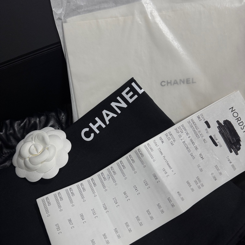 chanel 黑金22bag 芯片款-13