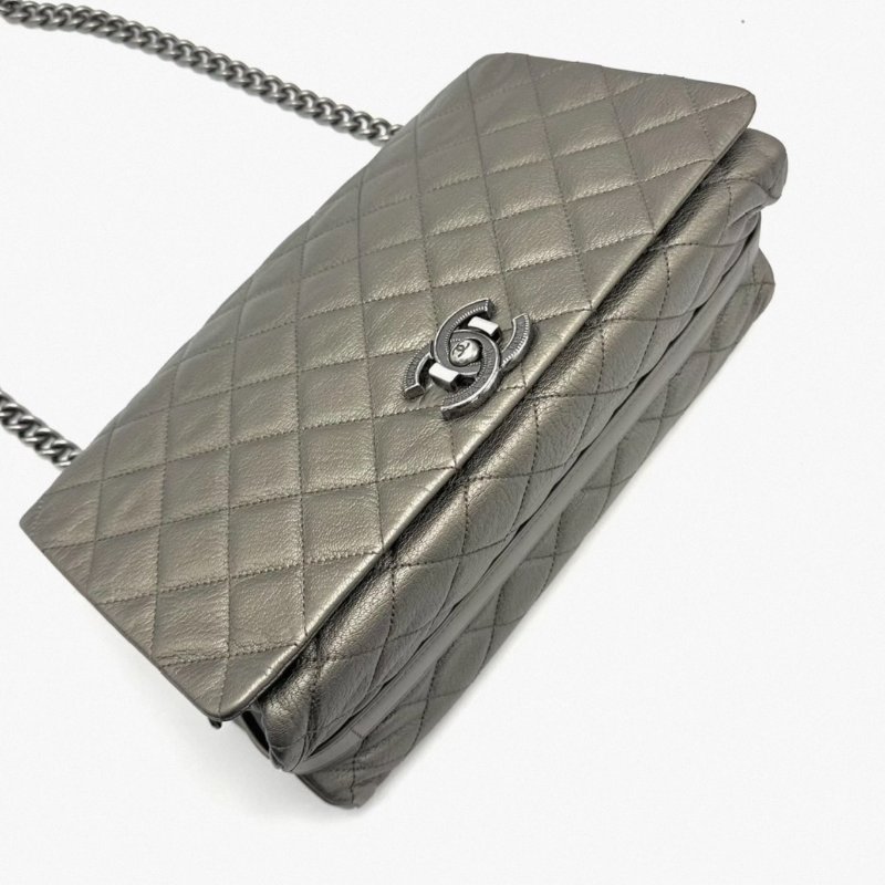 CHANEL 孟買系列宮廷扣肩背斜背包 30*18*11 98新配件塵袋保卡-1