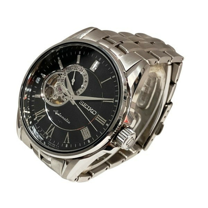 精工 4R39-00B0 自動鏤空男士腕錶-1