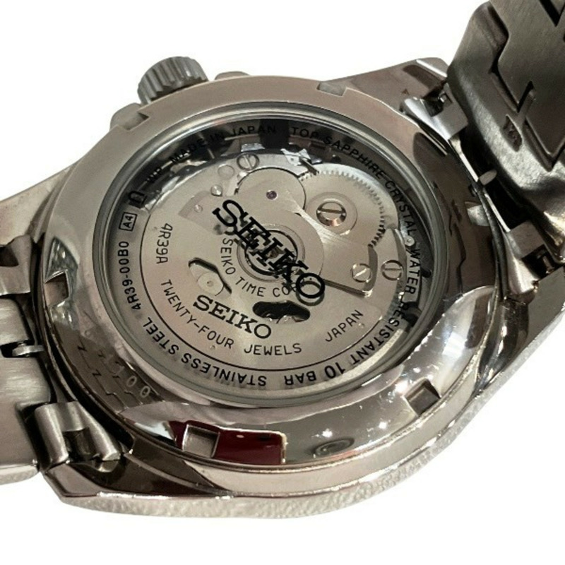 精工 4R39-00B0 自動鏤空男士腕錶-4