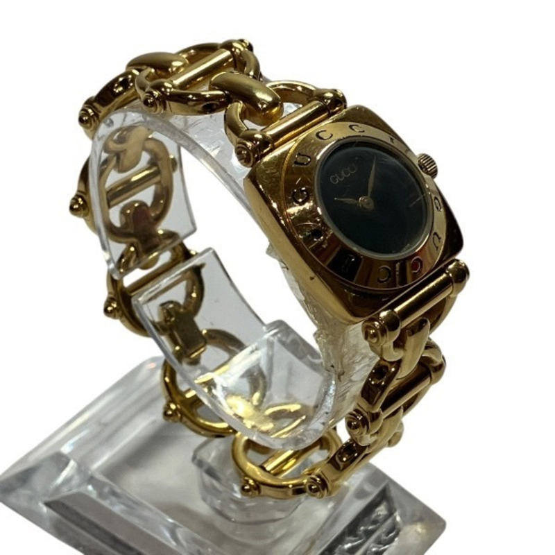 Gucci Horsebit 6400L 石英金女錶-2