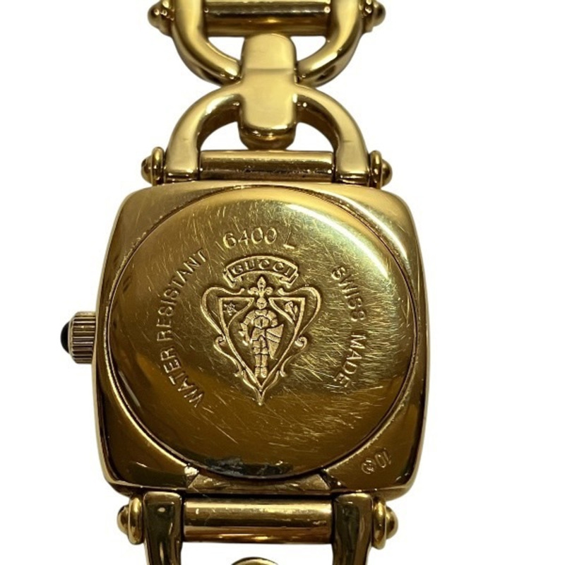 Gucci Horsebit 6400L 石英金女錶-4