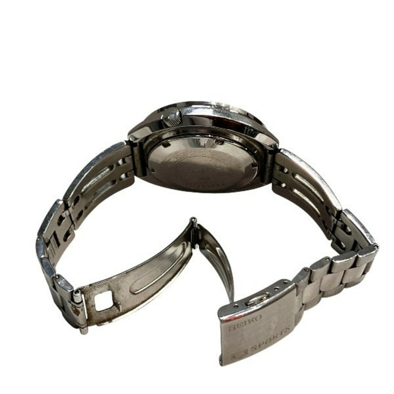 精工 7S36-0060 自動機械藍色錶盤男士腕錶-8