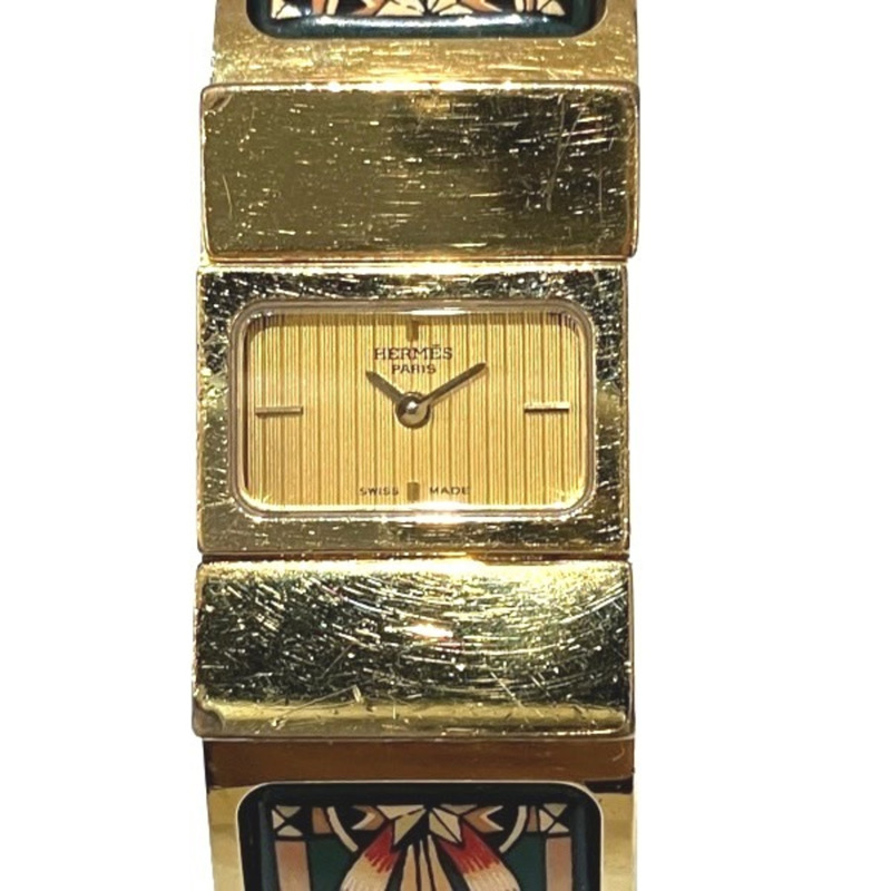 愛馬仕 L01.201 石英琺瑯女錶-3