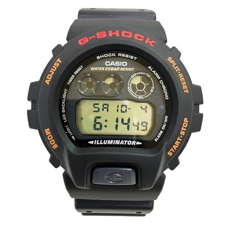 卡西歐 G-SHOCK DW-6900UB 石英黑色錶盤男士手錶-0