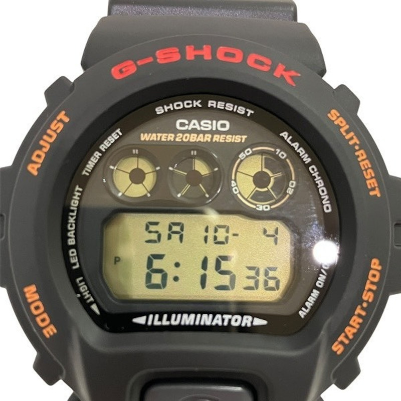 卡西歐 G-SHOCK DW-6900UB 石英黑色錶盤男士手錶-3