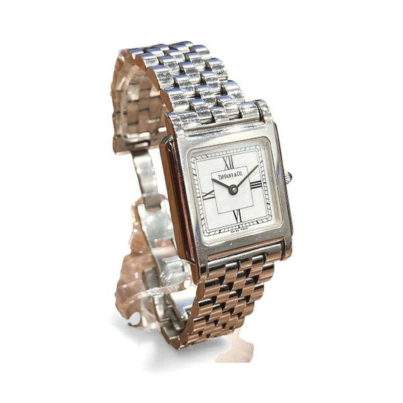 蒂芬妮經典方形石英女士腕錶-2