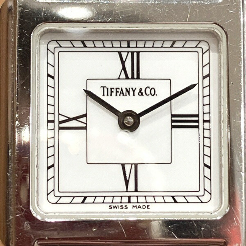 蒂芬妮經典方形石英女士腕錶-3