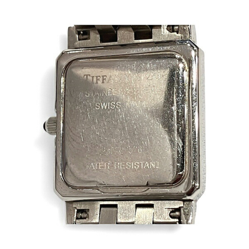 蒂芬妮經典方形石英女士腕錶-4