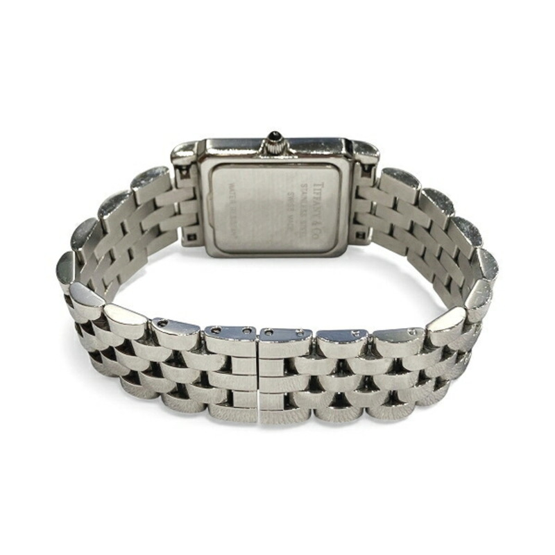 蒂芬妮經典方形石英女士腕錶-5