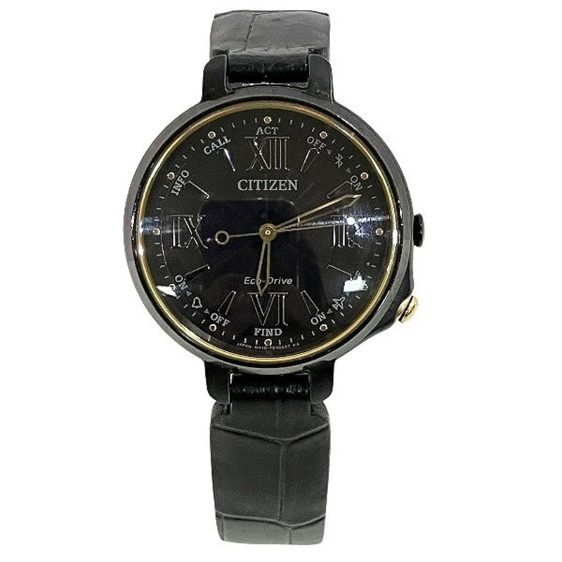 西鐵城光動能 W410-T024262 電波太陽能手錶，百年紀念款，黑色錶盤，男孩手錶-0