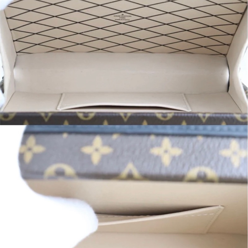 「JL精品代購」98新 Lv PETITE MALLE 限量款 山本寬齋 藝伎臉譜-7