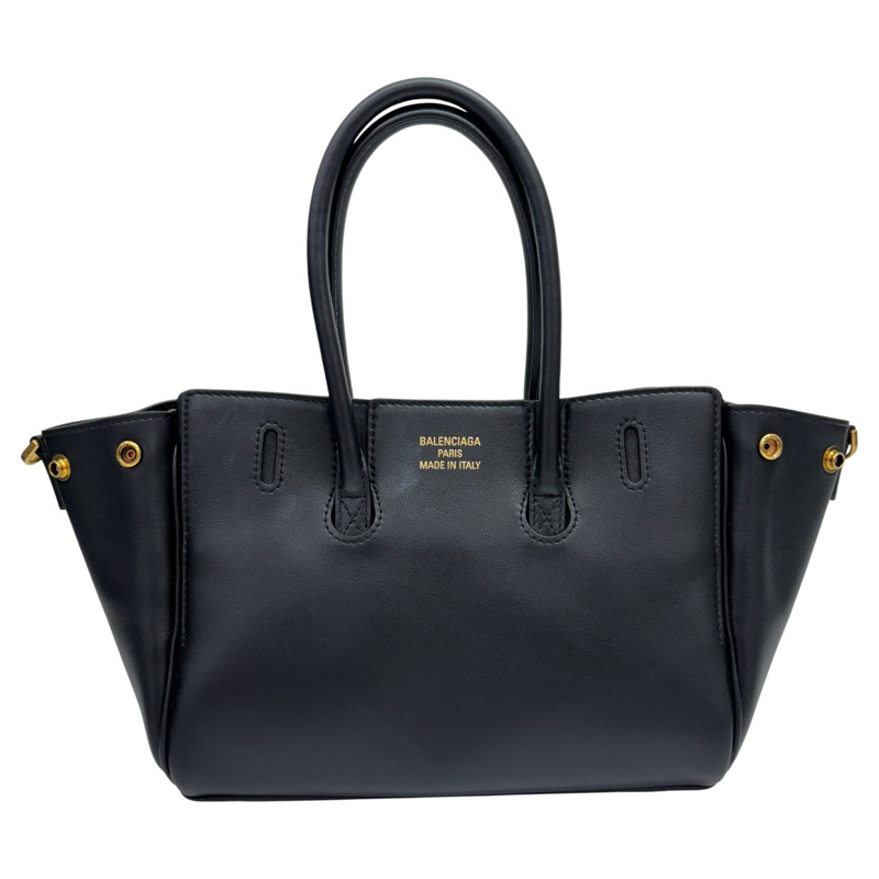 黑色 牛皮 Bel Air Carry All Bag Mini 两用包【BALENCIAGA 巴黎世家】 8238882-2