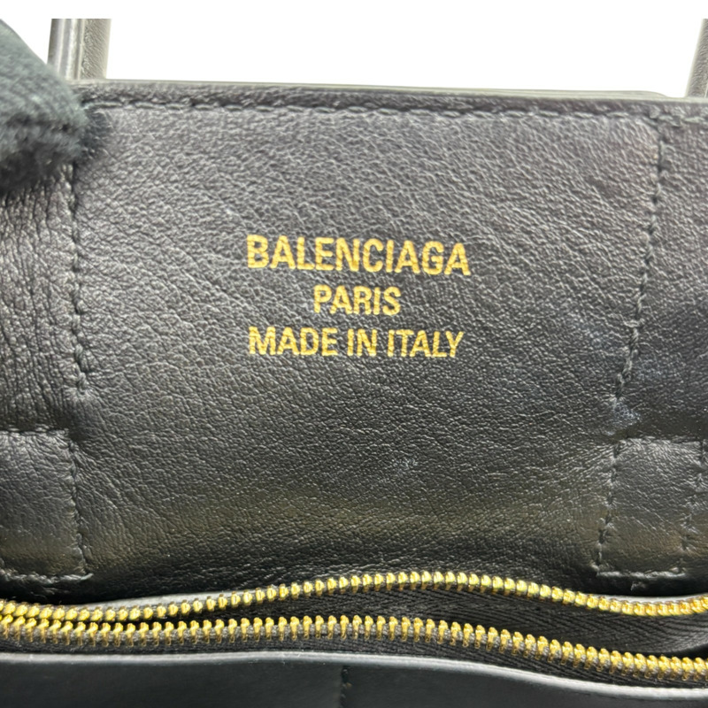 黑色 牛皮 Bel Air Carry All Bag Mini 两用包【BALENCIAGA 巴黎世家】 8238882-4