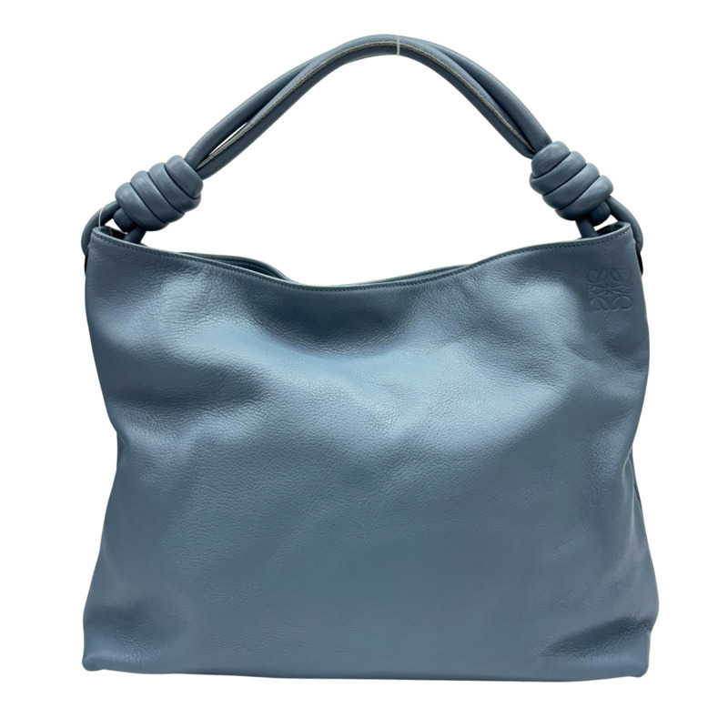 淡藍色 羊皮 Flamenco 肩背包【LOEWE 羅威】-0