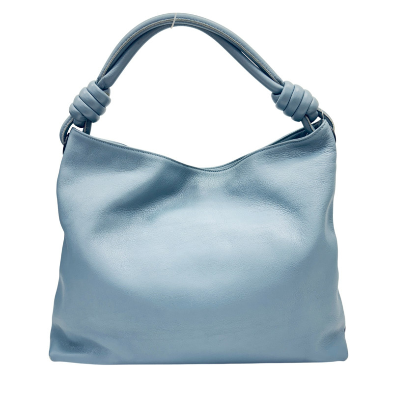 淡藍色 羊皮 Flamenco 肩背包【LOEWE 羅威】-2