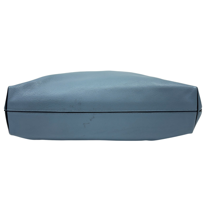 淡藍色 羊皮 Flamenco 肩背包【LOEWE 羅威】-3