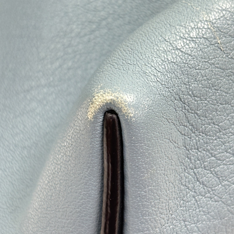 淡藍色 羊皮 Flamenco 肩背包【LOEWE 羅威】-11